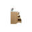 Hargrave 35.45'' Single Bathroom Vanity with Plastic Top-1214366416