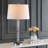 Heslin Crystal Standard Table Lamp