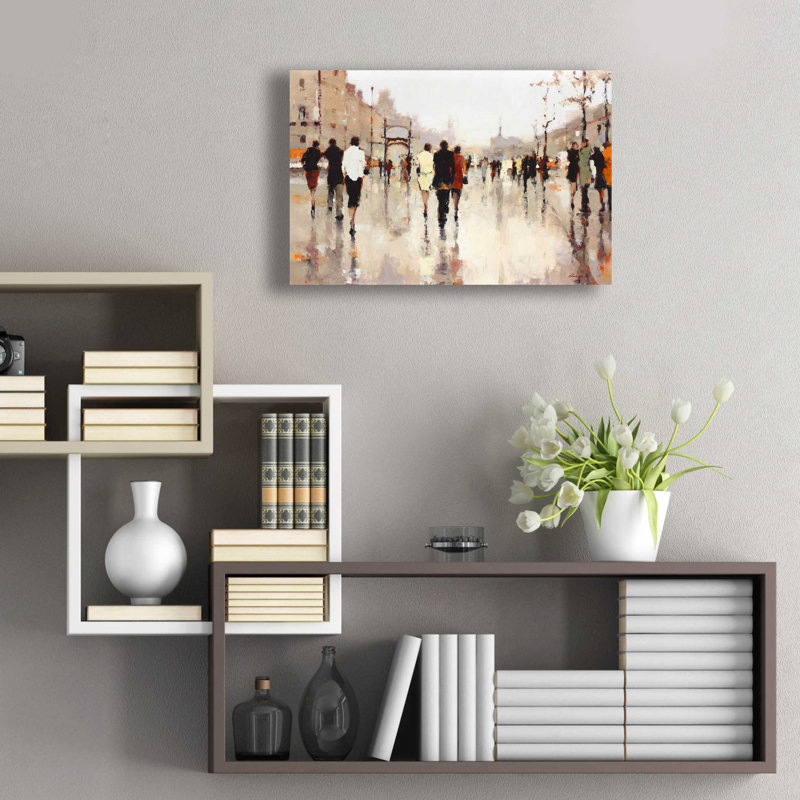 «Lone Lilly» par Lorraine Christie - peinture sans cadre, H 16 po x l 24 po x P 0,2 po