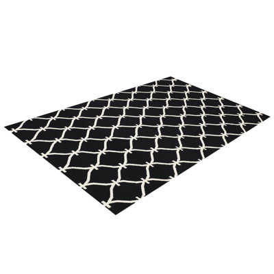 Belinda Geometric Wool Hand Woven Area Rug