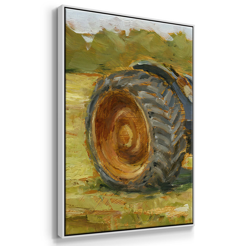 Rustic Tractors III 3 pièces, H 24 po x l 48 po x P 2 po, Blanc