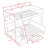 Twin Over Full Bunk Bed With Shelves, LED And Drawer-508588822