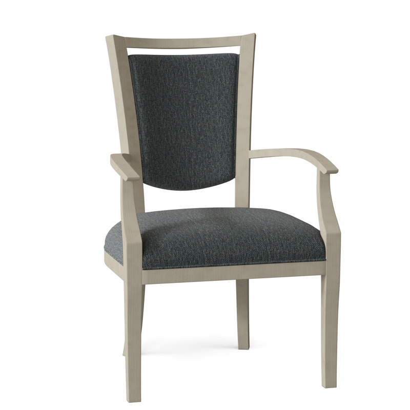 Chaise avec accoudoirs rembourrée Spiro, Oasis 9508, Tabac