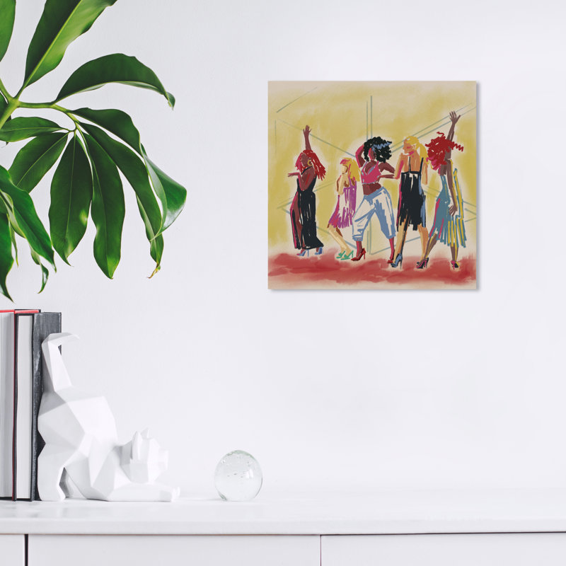 «Fiorito Lets Dance On Canvas» par Wynwood Studio Print, H 12 po x l 12 po x P 0,8 po