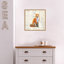 «Into the Woods IV No Border (Fox)» par Emily Adams - reproduction de cadre flottant sur toile-1536257182-1536257183
