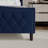 Bed Frame with Storage, 4 Under Bed Drawers and Wingback Headboard, Type-c and USB Ports, Diamond Tufted Upholstered Platform, No Box Spring Required-224186648-224186653