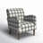 Arching Upholstered Armchair-1625562448