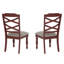 Chaise d'appoint rouge Trimble-121550816