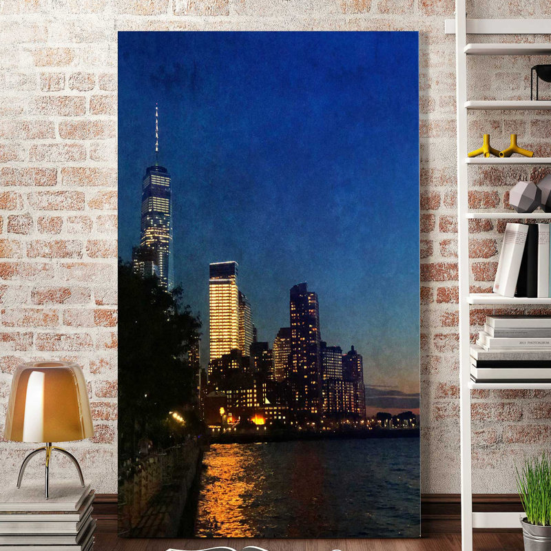 «Evening Walks», reproduction de photo, H 30 po x l 18 po x P 1 po, Toile tendue
