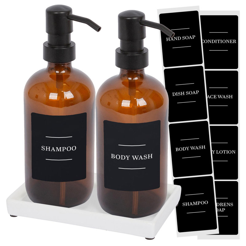 Bathroom Accessory, Amber/Black
