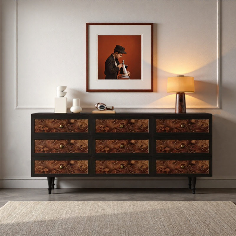 Large-Capacity Multi-Functional Sideboard, Black