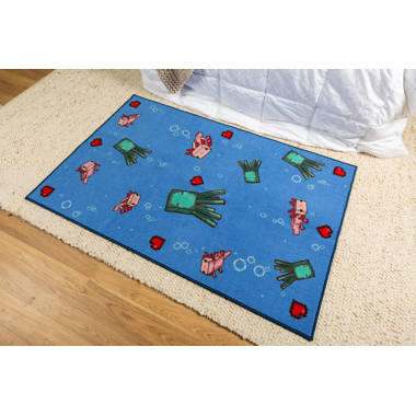 Minecraft TNT Block Area Rug, TNT Block Minecraft Rug