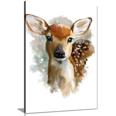 Fawn - Wrapped Canvas Print