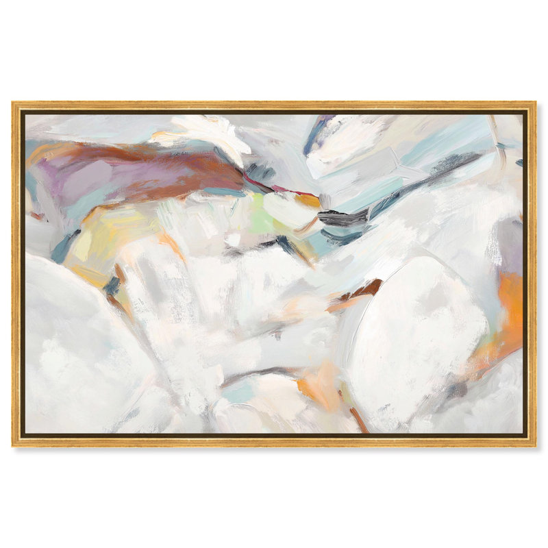 Reproduction d'art sur toile Alabaster Interlude III Boho par Art Remedy, 10" H x 15" W, Cadre doré