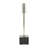 Lyanie Aluminum Metal Slim Decorative Black Candle Holder with Block Bases Set-1992995615