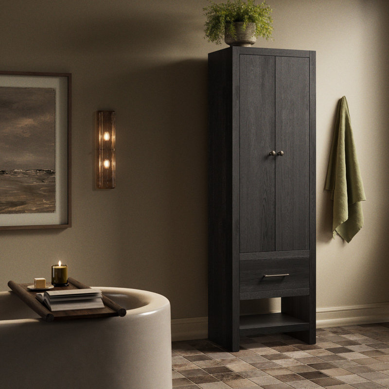 Anthem Bath Storage, Black Wash Oak
