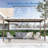 Outdoor Pergola with Adjustable Roof, Metal Hardtop Louvered Patio Gazebo, Weather-Resistant Outdoor Pergola for Patio, Deck, Porch, Yard-122813278