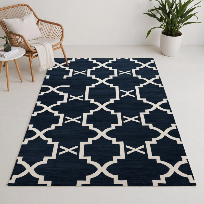 Tapis gris intérieur et extérieur Trellis, Rectangle 5 pi x 7 pi