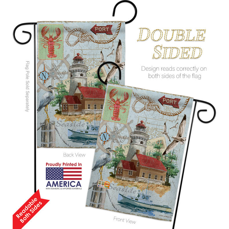 Ensemble de drapeaux 18 x 13 po Seaside Langle