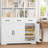 70.9" H 8-Cube Bookcase with 3 Drawers & Adjustable Shelf-1658220981