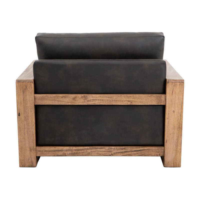 Structure et base en bois, fauteuil