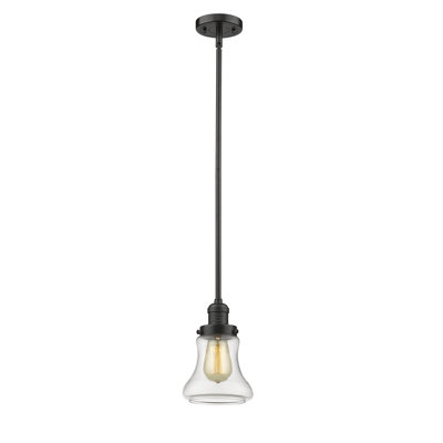 Luminaire suspendu en forme de cloche à 1 lumière Edda