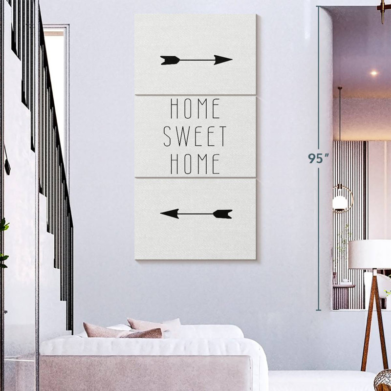 Plaque murale Home Sweet Home Family, H 27 po x l 12 po