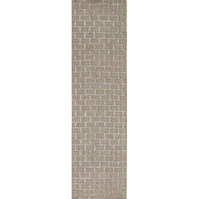 Linen Geometric Area Rug