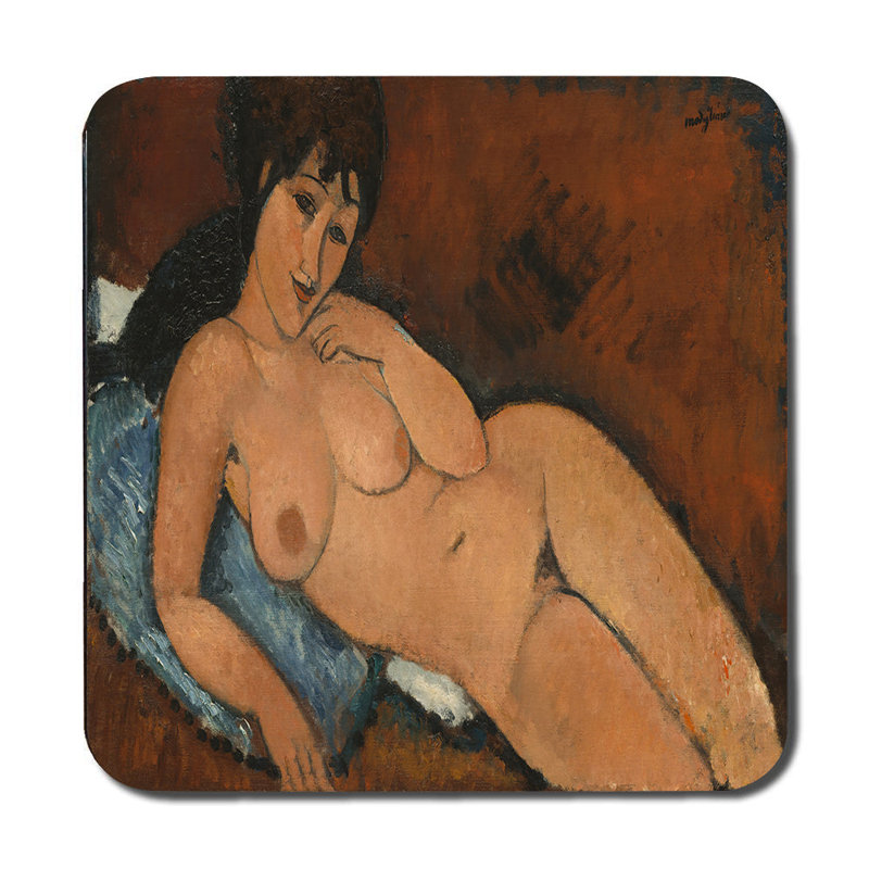Nude Reclining Woman Art Decorative Placemat And Coaster Set