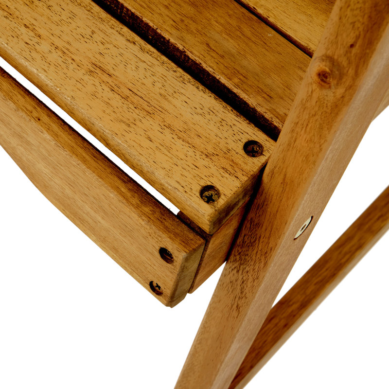 Wood Dining Chairs (2), Weather Resistance, Natural Hue, Beautify Your Patio Area Add A Rustic Touch To, Natural