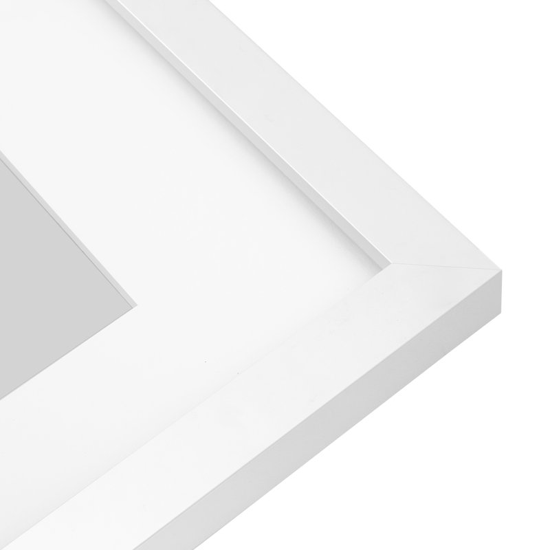 Wood Collage Picture Frame, White