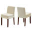 Chaises de cuisine modernes de 34,8 po de hauteur, chaises de salle à manger rembourrées, chaises Parsons avec pieds en acier stables, chaises de conférence à dossier solide (2 chaises)-2143297900-2143297901