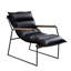 Fauteuil confortable avec revêtement en cuir