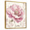 Minimalisme, élégance de pivoines roses III - pivoines, art mural sur toile