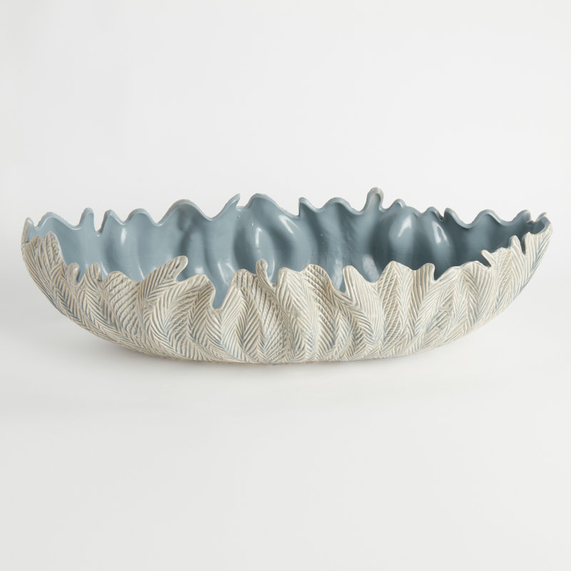 BOL OVALE DÉCORATIF WINSLOW, Blue