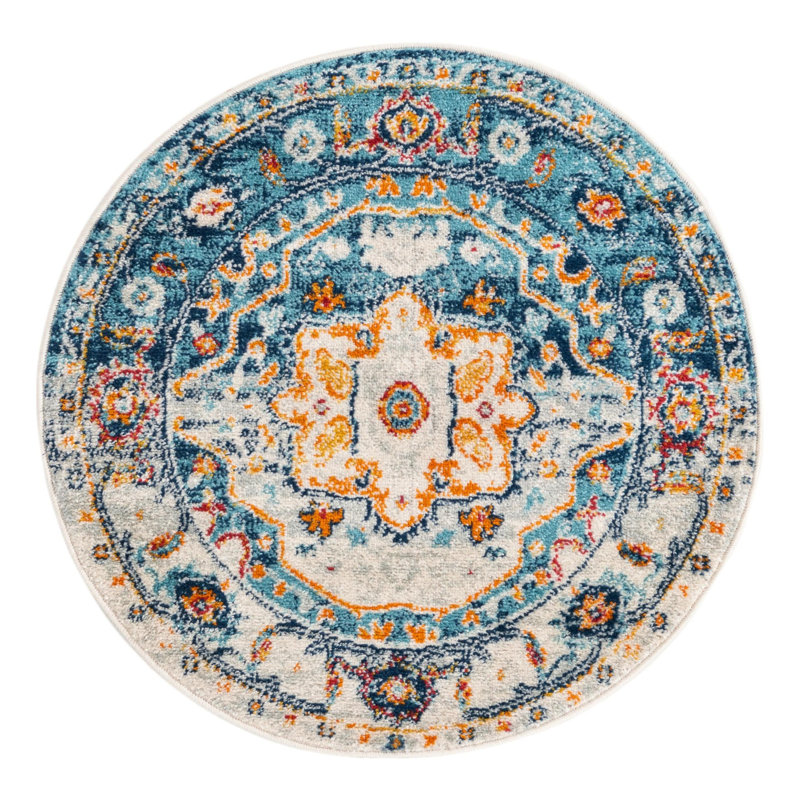 Hageman Oriental Indoor Rug, Round 3'