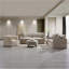 Chaise Upendo avec pivot, lin beige