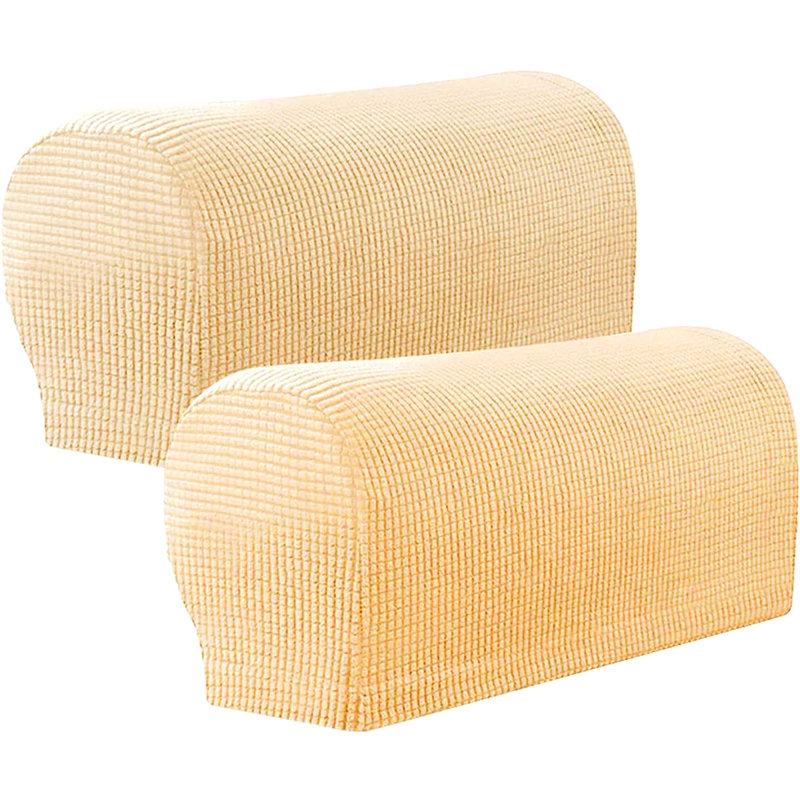 Housse pour canapé à coussins carrés/rectangulaires, Beige