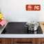 30 po Plaque de cuisson à induction intégrée à 4 brûleurs certifiée ETL, 2 éléments de pont de 3000 W, cuisinière électrique, 240 V en noir