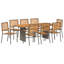 8 - Person Patio Dining Set with Rectangular Table