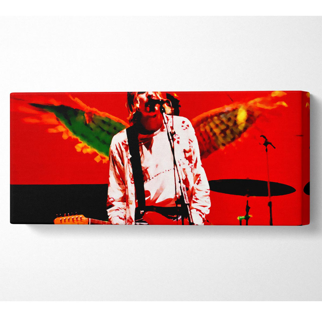 Kurt Cobain Angel Wings - Kunstdrucke auf Leinwand - Wrapped Canvas