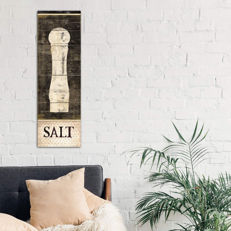 Salt And Pepper I by Daphne Brissonnet - Wrapped Canvas Panoramic Print, 152.4 cm H x 50.8 cm W x 1.91 cm D