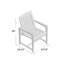 Amalfi Outdoor Teak Dining Armchair-1418120165