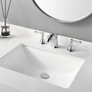 Widespread 2-handle Bathroom Faucet with Drain Assembly