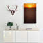 Sunset Over A Salt Lake In Iran In Abstract - Wrapped Canvas Print-55341603