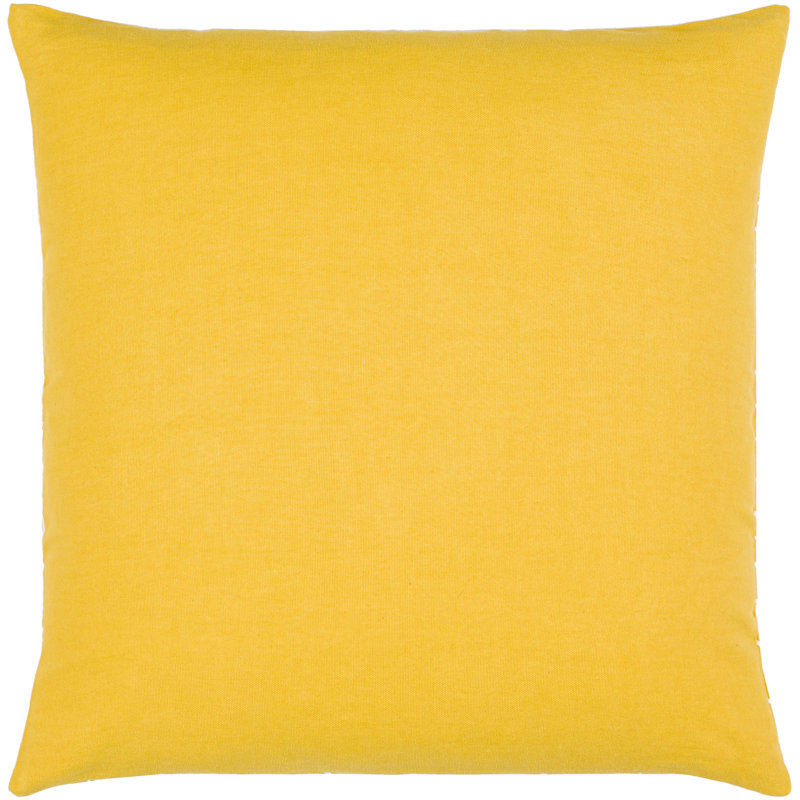 Pillow Cover B Throw, 20" x 20", Saffron/Cream