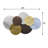 HANDMADE ECO-FRIENDLY 100% IRON GEOMETRIC PATTERN GOLD MULTICOLOR LARGE METAL WALL DÉCOR - 48" x 26" Size, Gold Multicolor Color, Geometric Design, Metal Wall Art For Living Room, Study Room, Office-1549973455