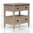 Open Nightstand With 2 Drawers For Bedroom-108794103