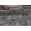All-Over Floral Blue Oushak Vegetable Dye Area Rug 8x11
