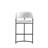 Augusta Modern Vegan Leather Upholstered Metal Bar Stool in Light Gray-100921009-104561127